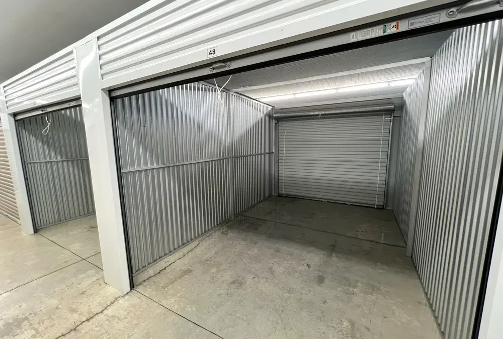 Empty storage units inside Stor Stuf in Cookeville