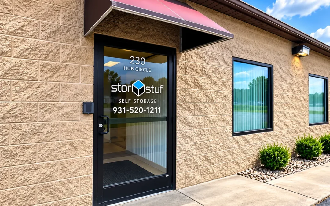 Stor Stuf storage building entrance in Cookeville, TN